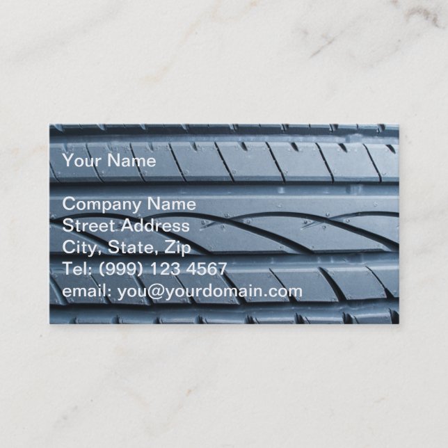 Tyre business card (Front)