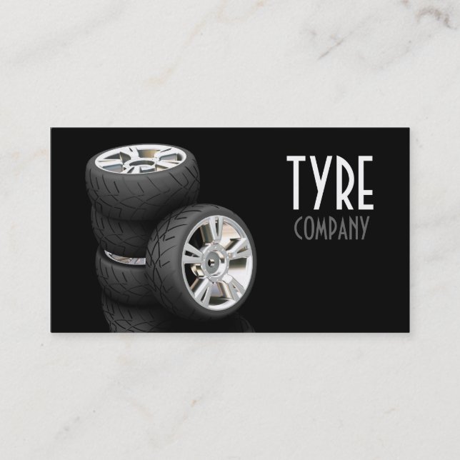 Tyre Company Business Card (Front)