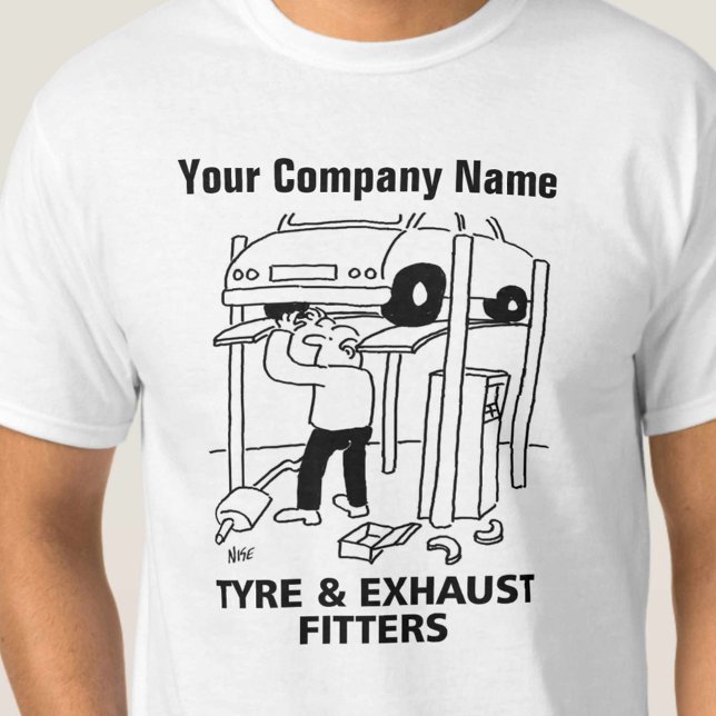 Tyre & Exhaust Fitters Garage Services T-Shirt (Creator Uploaded)