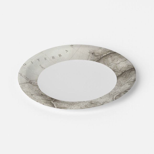 Tyre, Sidon, Israel Paper Plates (Angled)