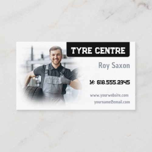Tyre Store Services  Car Parts Business Card
