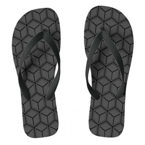 Tyre Tread Pattern Flip Flops