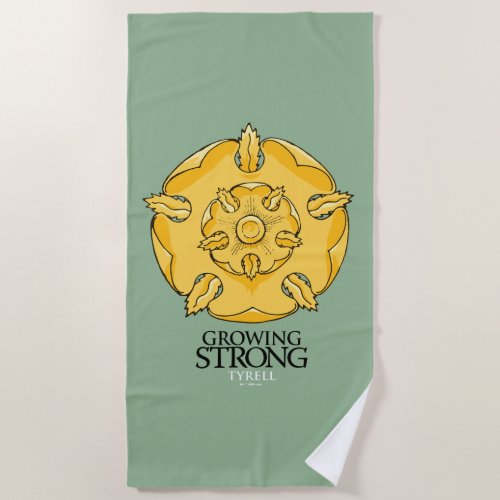 Tyrell Sigil _ Growing Strong Beach Towel