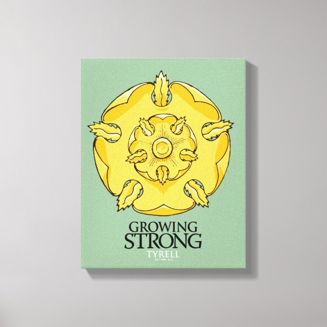 Tyrell Sigil - Growing Strong Canvas Print (Front)