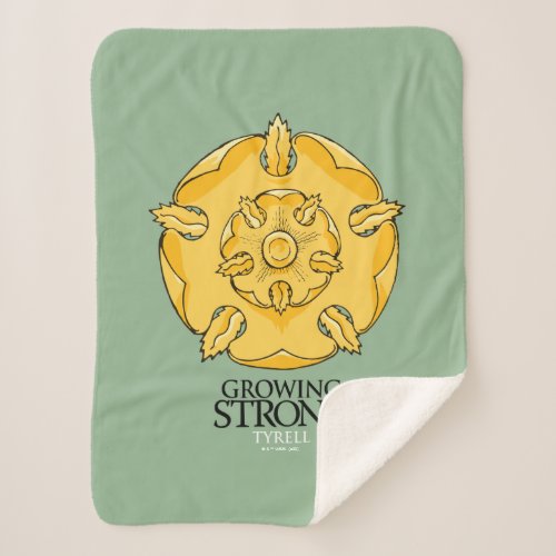 Tyrell Sigil _ Growing Strong Sherpa Blanket