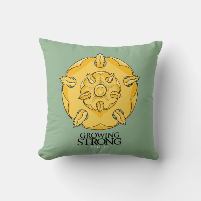 Tyrell Sigil - Growing Strong Throw Pillow (Front)