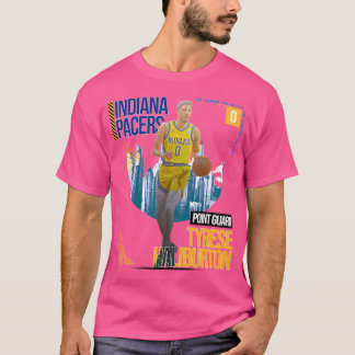 Tyrese Haliburton Basketball Art Pacers 2 T-Shirt