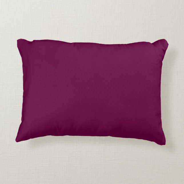 Tyrian Purple Accent Pillow (Back)