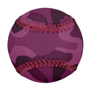 Tyrian Purple Monocolor Camo Baseball