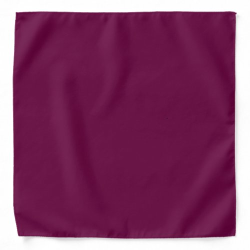 Tyrian Purple Solid Color Bandana
