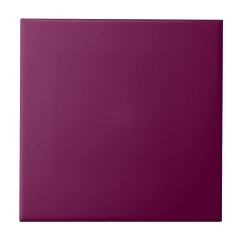 Tyrian Purple Solid Color Ceramic Tile