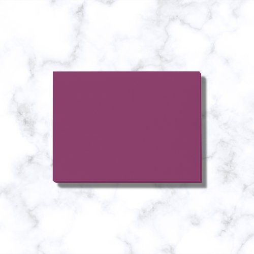 Tyrian Purple Solid Color Post_it Notes