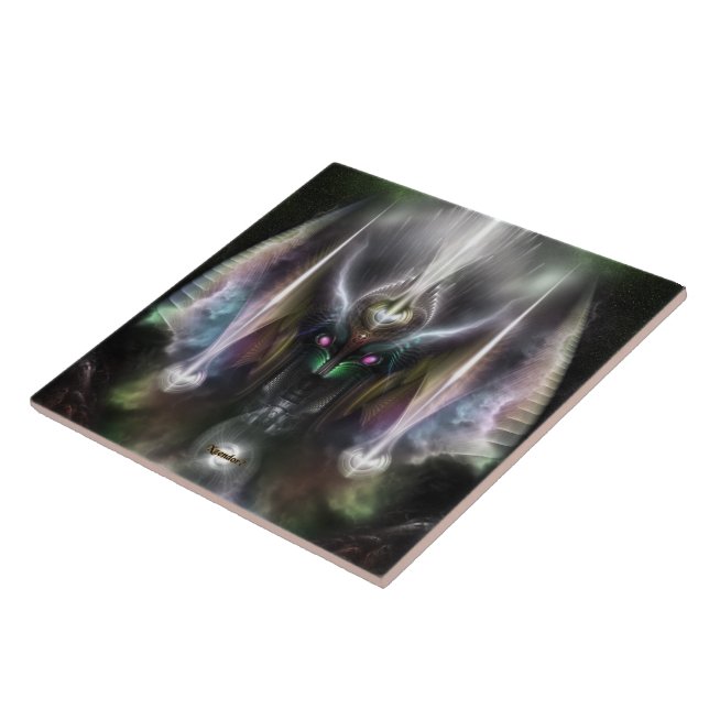 Tyrinan The Horikin God Of War Ceramic Tile (Side)