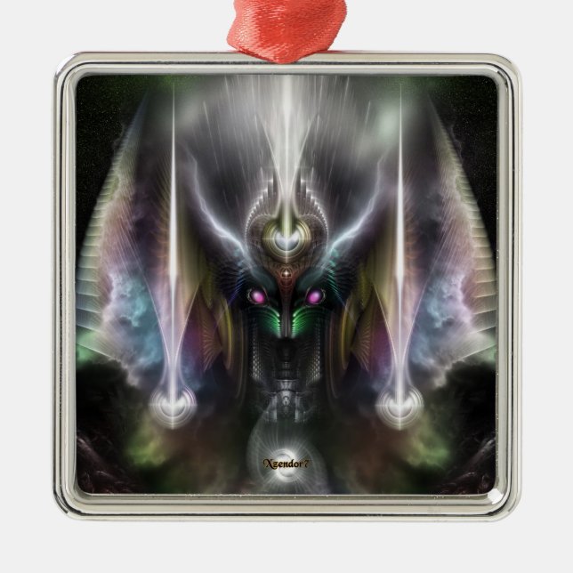 Tyrinan The Horikin God Of War Metal Ornament (Front)