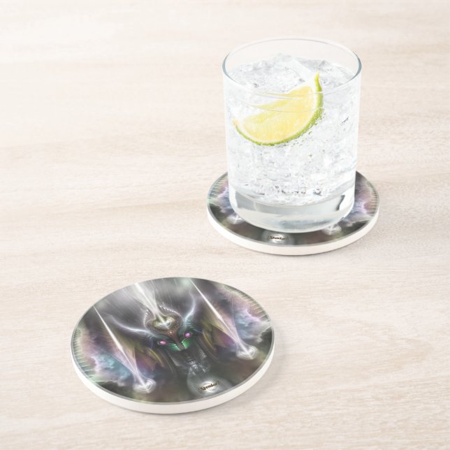 Tyrinan The Horikin God Of War Sandstone Coaster (Side)