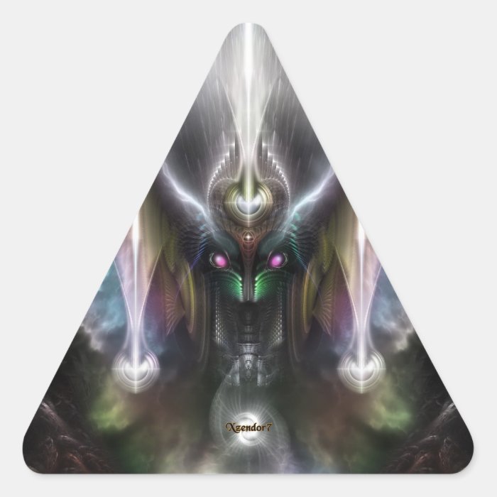 Tyrinan The Horikin God Of War Triangle Sticker