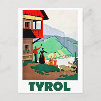 Tyrol, A Warm Welcome, Postcard