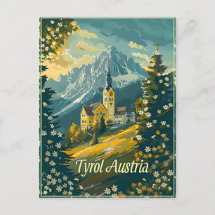 Tyrol Austria Vintage Postcard