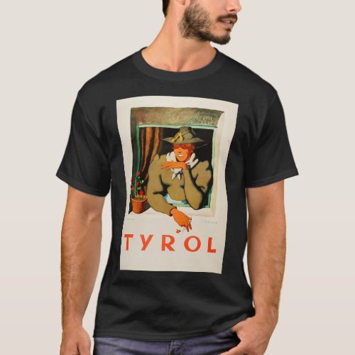 Tyrol vintage travel poster T_Shirt