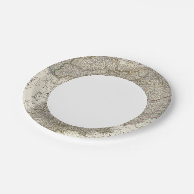 Tyrol, Voralberg, Liechtenstein Paper Plates (Angled)