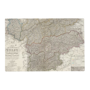 Tyrol, Voralberg, Liechtenstein Placemat