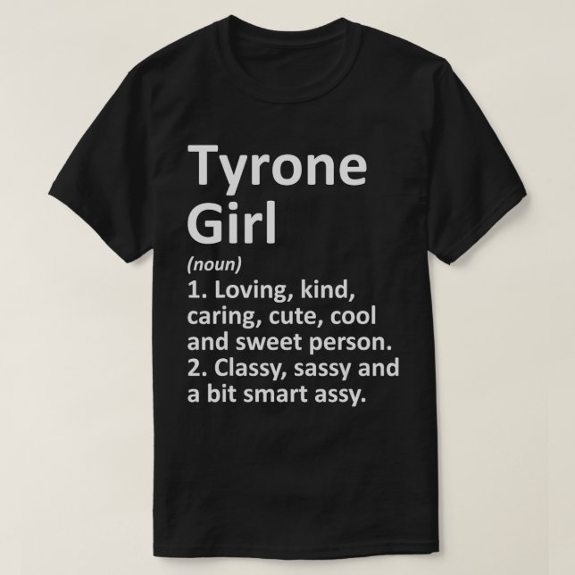TYRONE L PA PENNSYLVANIA Funny City Home Roots Gif T-Shirt (Design Front)