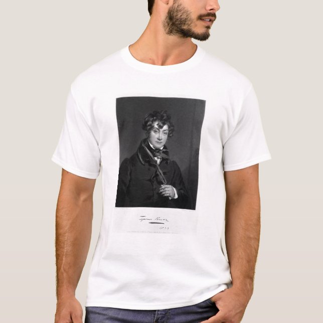 Tyrone Power, engraved by James Sands, c.1833 T-Shirt (Front)