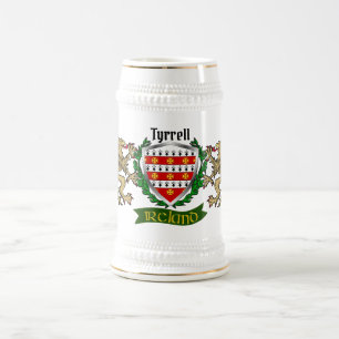 Tyrrell/Terrell Irish Shield Beer Stein
