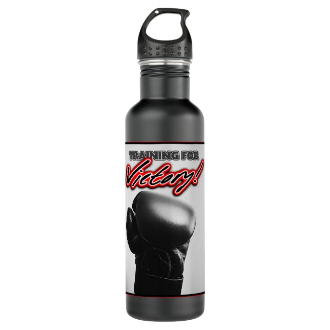 Tyson Fury Essential T Shirt Stainless Steel Water Bottle (Front)