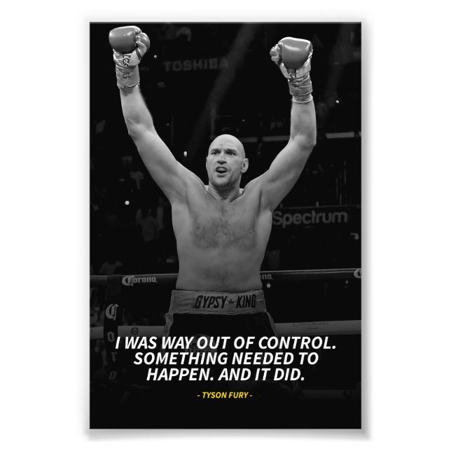 Tyson fury Photo Enlargement Print (Front)