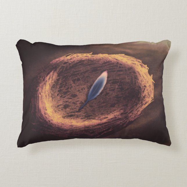 Tyto The Fainted Owl Accent Pillow (Front)