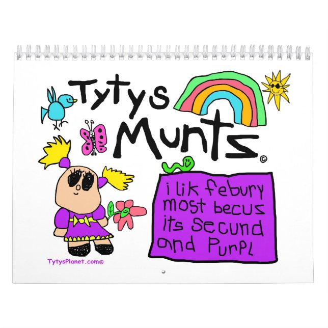 Tyty's Planet 2014 Calendar (Cover)