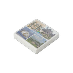 TZ Tanzania - Twin Towers - The Dodoma Cathedral - Stone Magnet