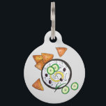 Tzatziki Greek Meze Dip Mediterranean Food Greece Pet ID Tag<br><div class="desc">Design features an original illustration of a bowl of tzatziki, a yogurt dip made with cucumbers, dill, garlic, salt, olive oil and lemon. In Greeze, tzatziki is often served as a meze (appetizer) alongside pita bread, zucchini, or eggplant. Variations of tzatziki are also popular in Turkey, Cyprus, and Balkan countries....</div>