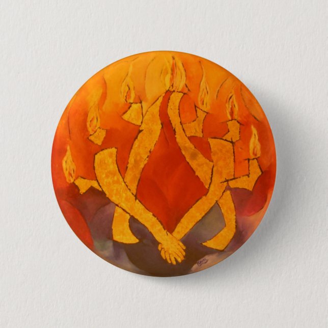 Tzedaka-Charity Button (Front)