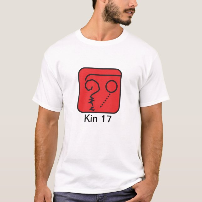 Tzolkin T. Earth Red Kin 17 T-Shirt (Front)