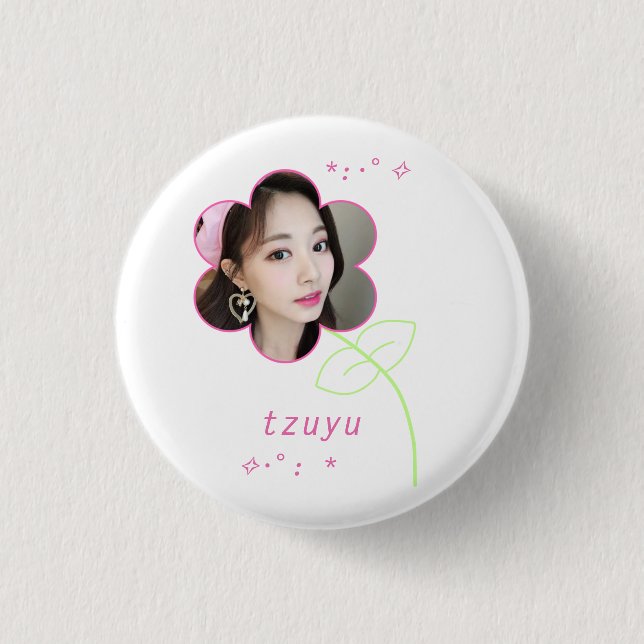 Tzuyu Kpop Twice Cute Teen Aesthetic Button (Front)