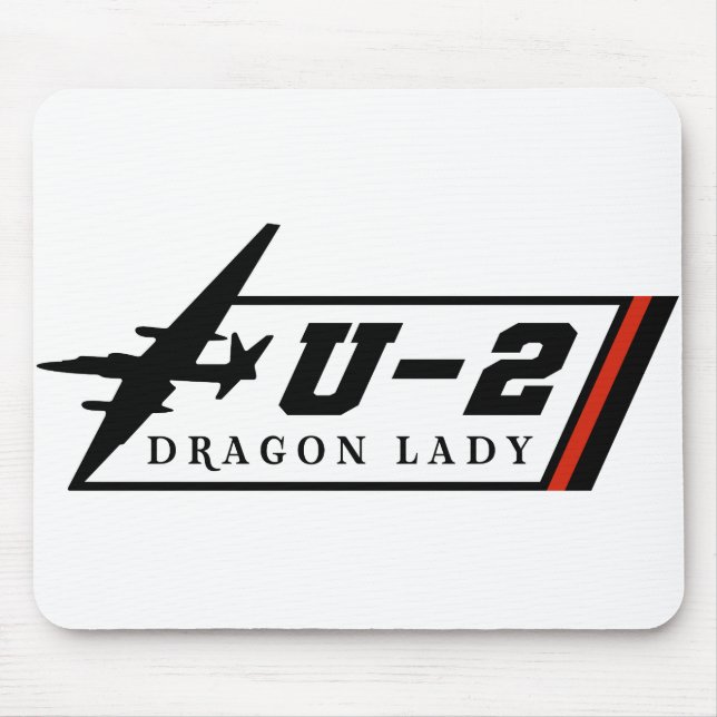 U2 Dragon Lady spy plane Mouse Pad (Front)
