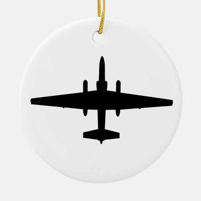 U-2 Dragon Lady Ceramic Ornament (Front)