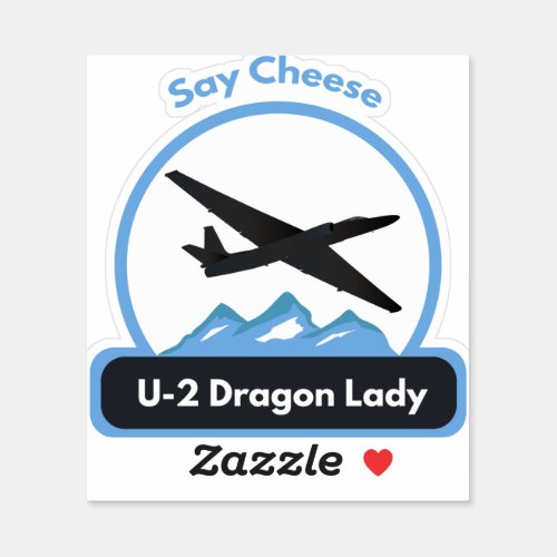 U_2 Dragon Lady Reconnaissance Aircraft Sticker