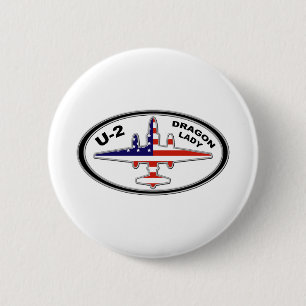 U-2 Spy Plane Button