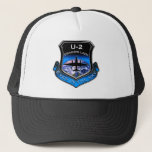 U-2 spy plane trucker hat<br><div class="desc">This is a U-2 Dragon Lady spy plane "Eyes in the sky" design.</div>