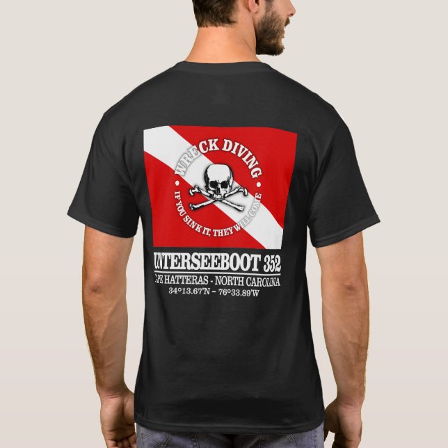 U 352 (Best Wrecks) T-Shirt (Back)