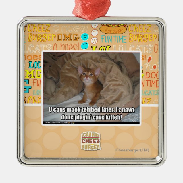 U can maek the bed later. metal ornament (Front)