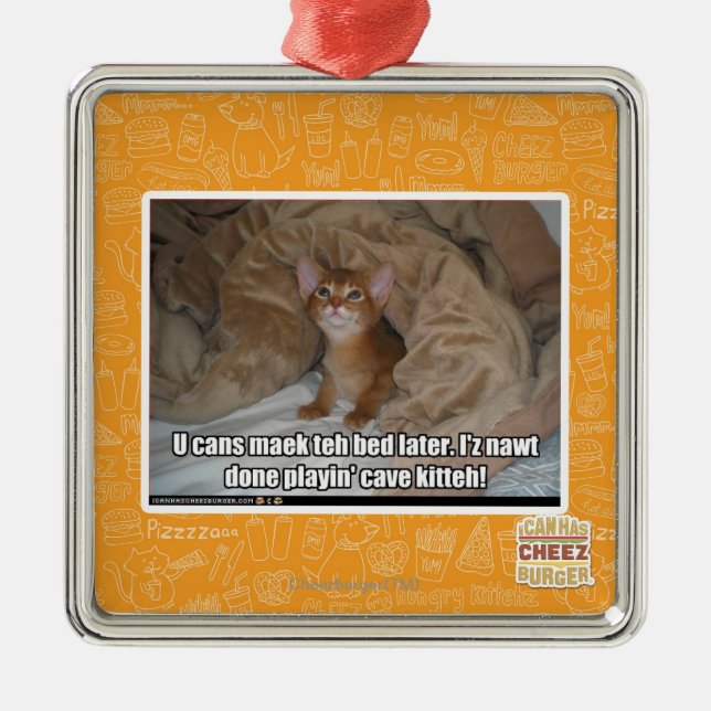 U can maek the bed later. metal ornament (Front)