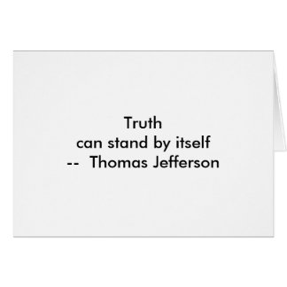 !!! U Create Truth can stand by itself Cards