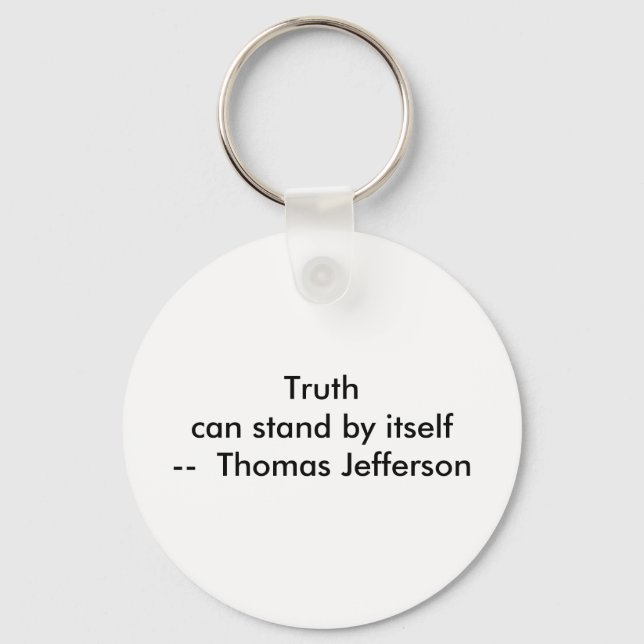 !!! U Create Truth  can stand by itself Keychain (Front)