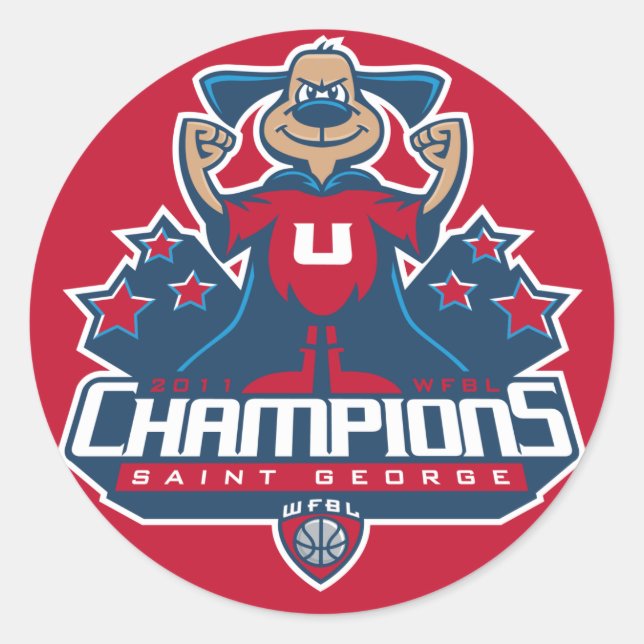 U-Dogs Champs Stickers (Front)