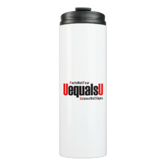 U equals U - HIV Undetectable - Science not Stigma Thermal Tumbler