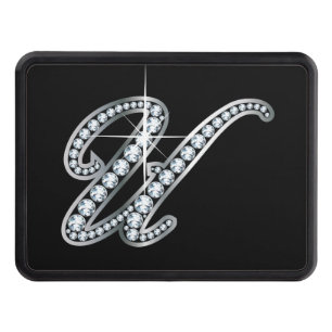 U Faux-"Diamond Bling" Trailer Hitch Cover